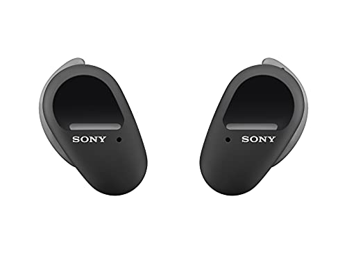 Sony WFSP800N True Wireless - Auriculares (Cancelación de ruido, Bluetooth, Extra Bass, hasta 18 h de batería, resistente al agua y polvo IP55, óptimo para deporte y trabajar con manos libres) negro