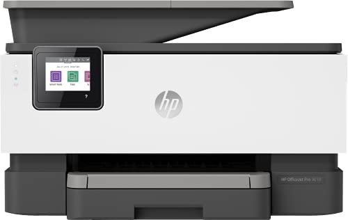 HP OfficeJet Pro 9010 3UK83B, Impresora Multifunción Tinta, Color, Imprime, Escanea, Copia y Fax, Wi-Fi, Ethernet, USB 2.0, HP Smart App, Pantalla Táctil Gráfica, Gris