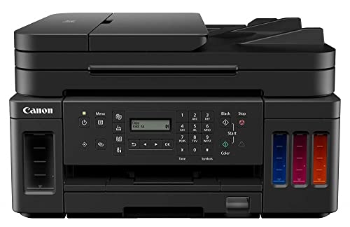 Canon PIXMA G7050 - Impresora multifuncional WiFi de inyección de tinta con Fax y ADF (con 3 botella de tinta) negra