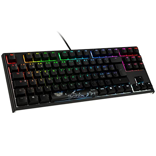 Ducky One 2 TKL PBT Gaming, MX-Speed-Silver, RGB LED -