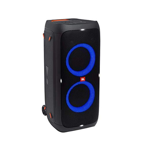 JBL Partybox 310 - Altavoz portátil Bluetooth con sonido potente JBL para tus mejores fiestas, con un show de luces y un sistema retroiluminación para la oscuridad, impermeabilidad IPX4, negro