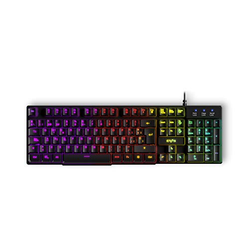 Energy Sistem Gaming Keyboard ESG K2 Ghosthunter (Teclado de Membrana, QWERTY, Luces LED, 19 Teclas Anti-ghosting)