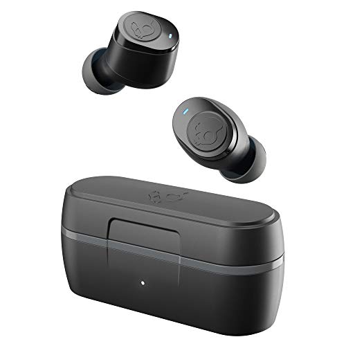 SKULLCANDY Cascos Totalmente Inalámbricos In Ear Jib Bluetooth 5.0, Resistentes al Agua y 22 Horas de Autonomía - Negro