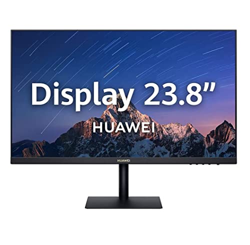 HUAWEI AD80 - Monitor de 23,8” FullHD 60 Hz (1920x1080, Panel IPS antireflejos, HDMI, VGA, 16:9, Flicker-Free, Low Blue Light, AMD FreeSync), Negro