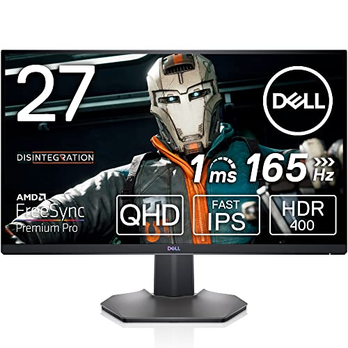 Dell S2721DGF - Pantalla para PC Gaming (27', Quad HD, 2560 x 1440 LED, IPS, 16:9, 400cd/m², 1.073B, 4ms, 178°/178°, 1000:1, Negro