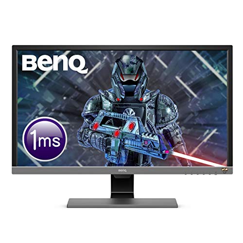 BenQ EL2870U - Monitor Gaming de 28' 4K UHD, 3840x2160, 1ms, 60Hz, 2x HDMI, HDR, Fre-Sync, DisplayPort, Altavoces, Eye-Care, Sensor Brillo Inteligente Plus, Flicker-free, Negro